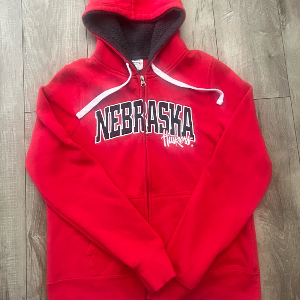 Pro Edge Red and Gray Hoodie